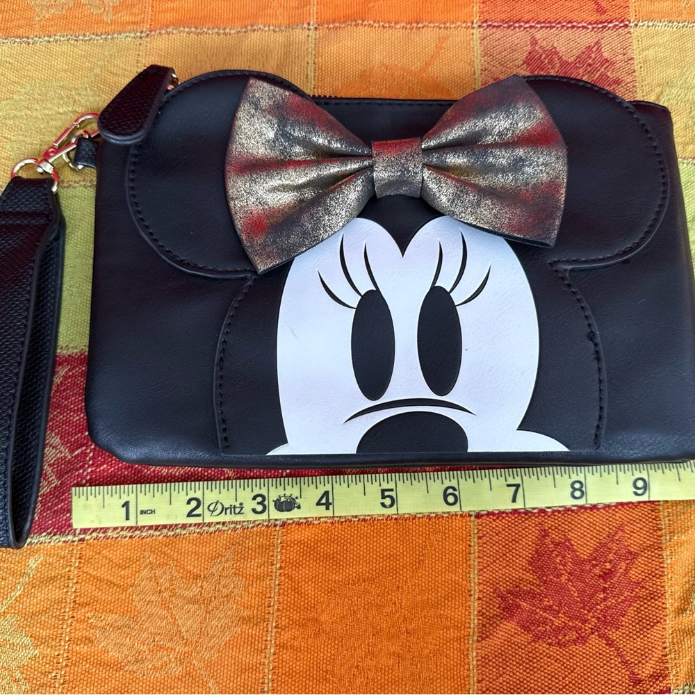Disney Minnie Mouse Clutch with Removable Wrist Strap